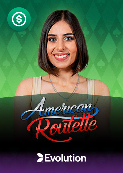 American roulette type with Live immersive roulette